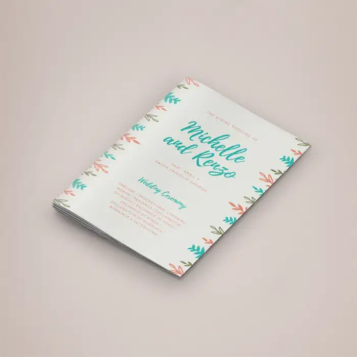 Orders of Service and Wedding Stationery