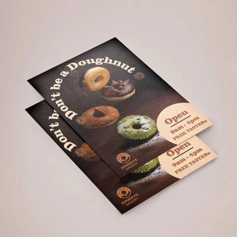 Flyers for the hospitality sector