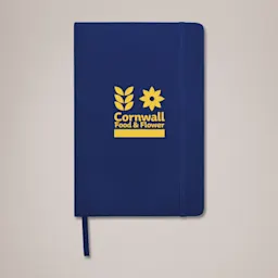 Plain Navy A5 Customisable Notebook Thumbnail