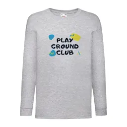Custom long sleeved t shirts for kids with logo Thumbnail
