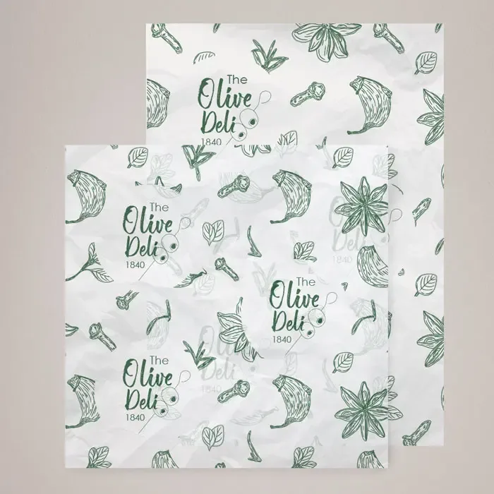 Single Colour Greaseproof paper