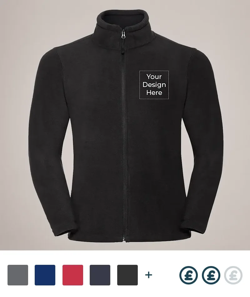 Embroidered Mens Full Zip Outdoor Fleece - Category Image