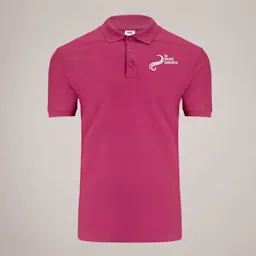 Burgundy Embroidered Polo Thumbnail