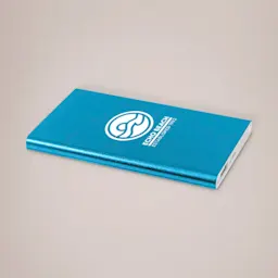 Branded Phone Charger - Light Blue Thumbnail