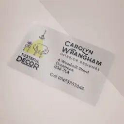 Plastic Business Cards Thumbnail