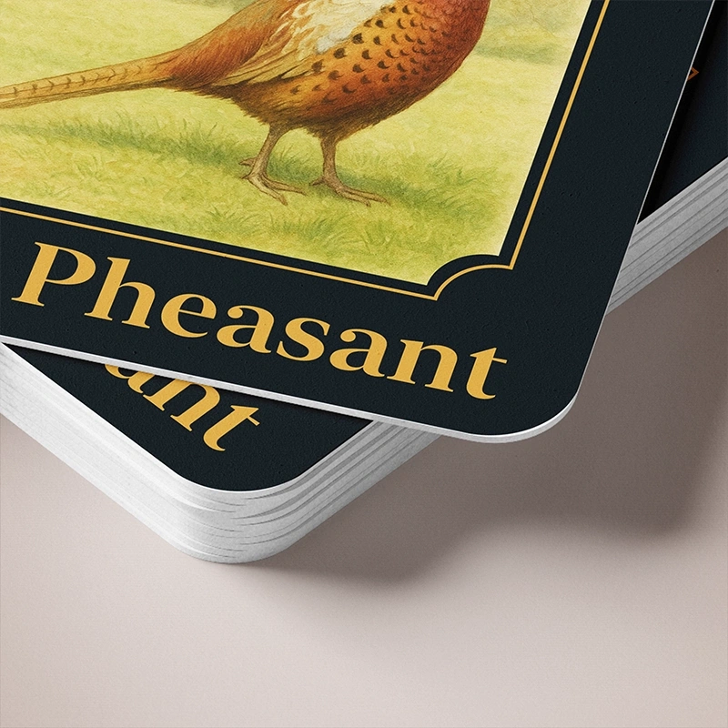 Rounded corner beer mats
