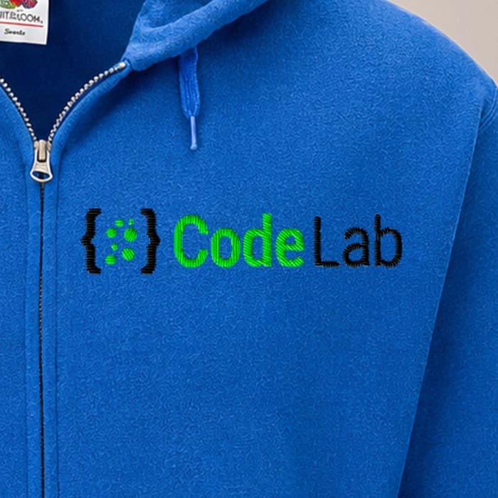 Embroidered Hooded Jacket 