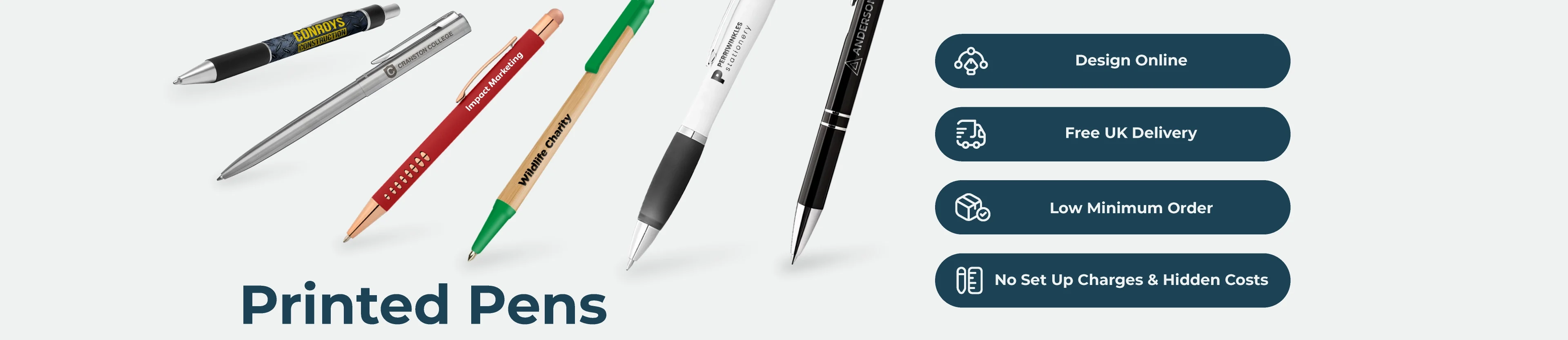 Promotional pens