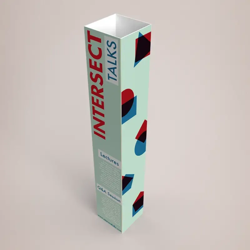 4 Sided Custom Printed Totem