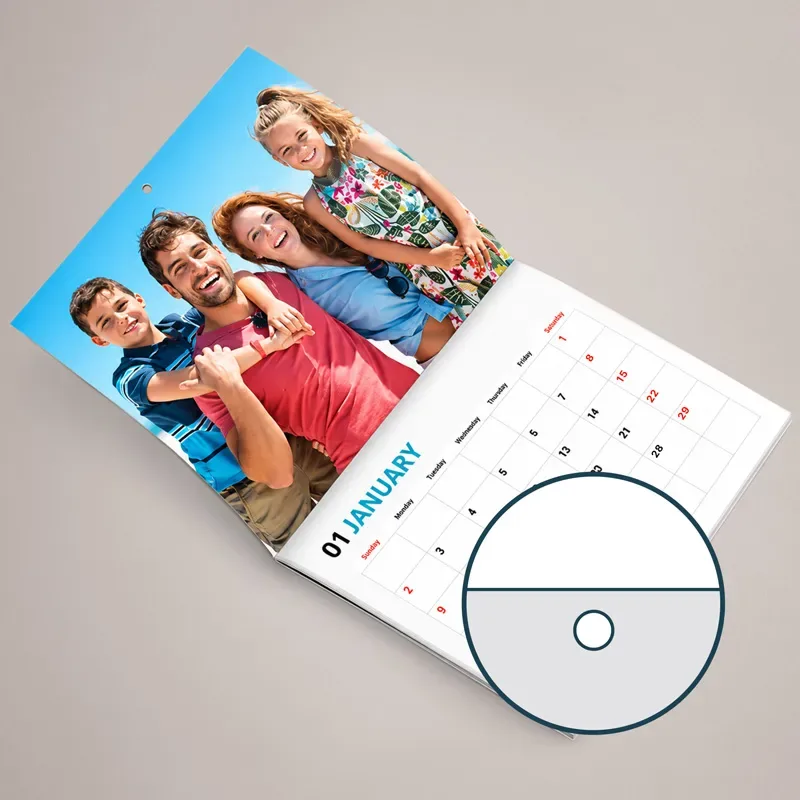 Photo Calendars with hanging type 