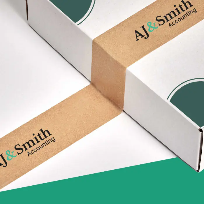 Packaging tape downloadable marketing tools
