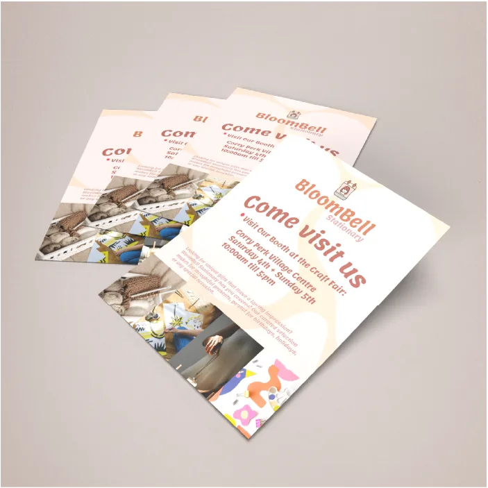 New business flyers for word of mouth