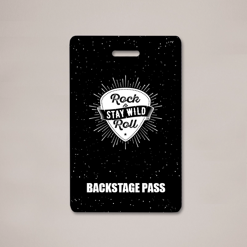 Event Tags Oblong Hole