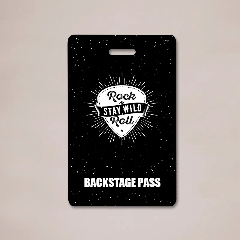 Event Tags Oblong Hole
