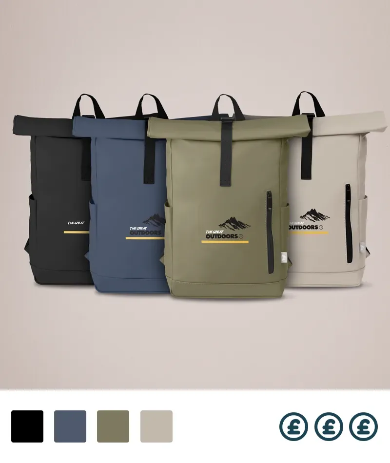 Branded Rolltop Backpack