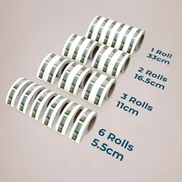 Rectangle Label Roll Sizes Thumbnail