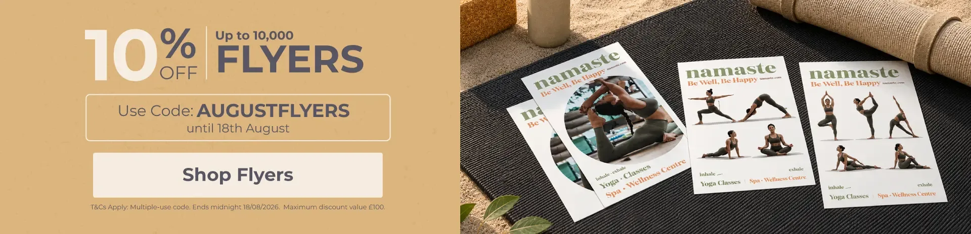 10% off up to 10,000 flyers