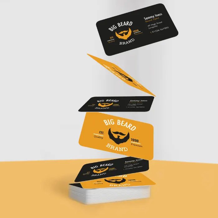 Rounded business card toolkit