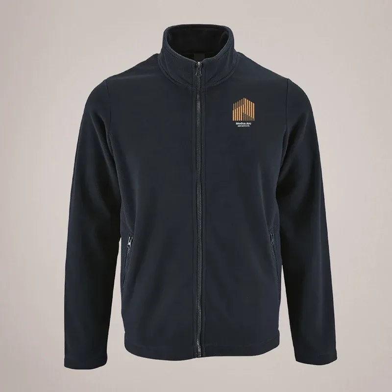 Navy Embroidered Fleece