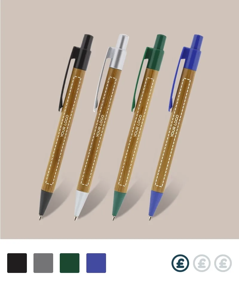 Custom bamboo pens
