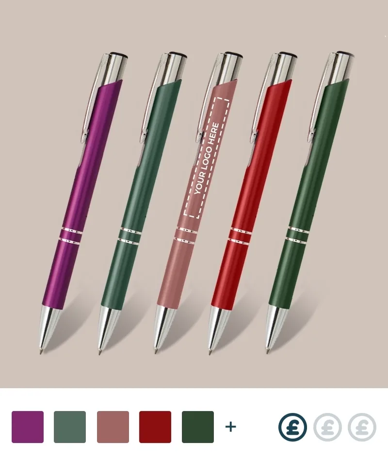 Shiel Matte Metal Pens - customisable