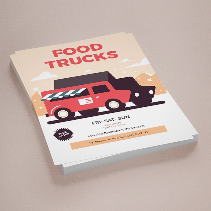 Laminated flyers