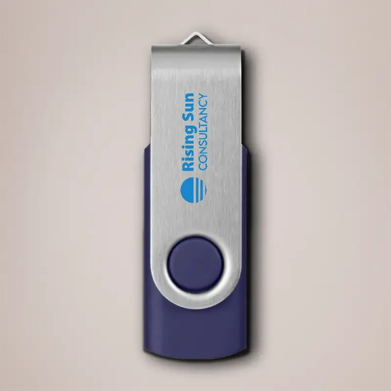 Blue Branded USB Stick