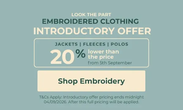 Embroidered clothing launch