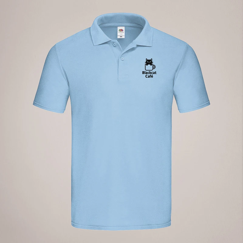 Sky Blue Fruit of the Loom Polo