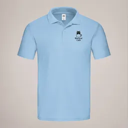 Sky Blue Fruit of the Loom Polo Thumbnail