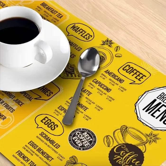 Disposeable placemats