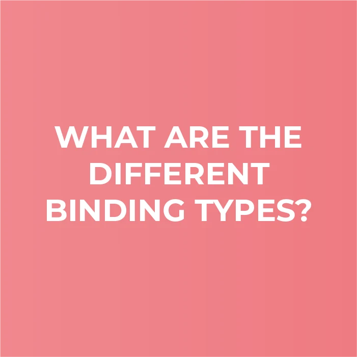 Book binding types