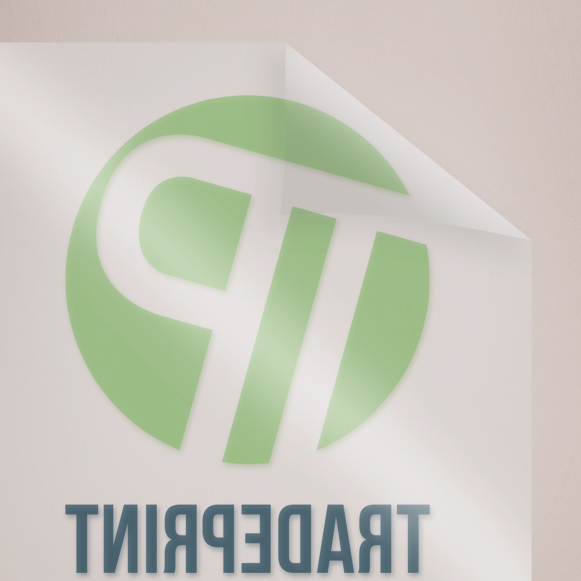 Mirror Printed transparent Adhesive Vinyl