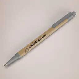 Grey Borneo bamboo ballpoint pen Thumbnail
