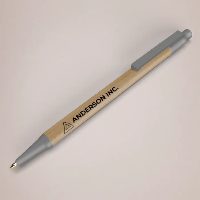 Grey Borneo bamboo ballpoint pen