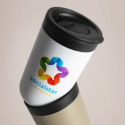 Branded White Tumbler Thumbnail