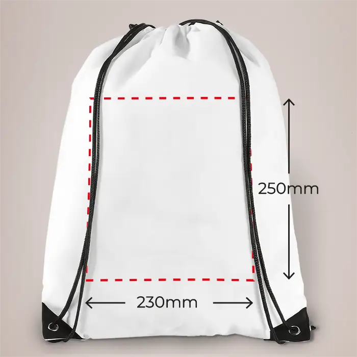 Evergreen Non-woven Drawstring Backpack