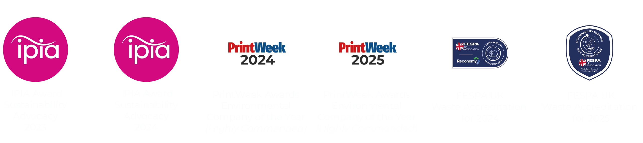 Tradeprint IPIA PrintWeek FESPA UK PrintGreen Accreditation Sustainability 