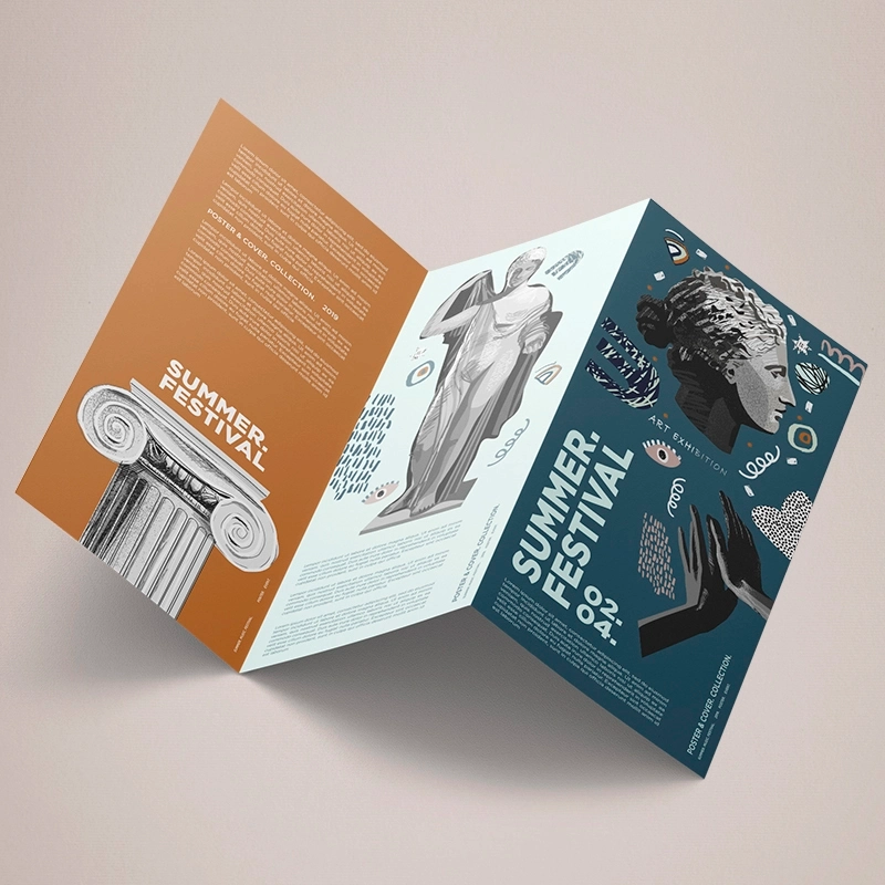 Z Folded Leaflet (folded to 6pp = 1/3 A4)