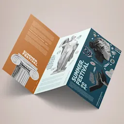 Z Folded Leaflet (folded to 6pp = 1/3 A4) Thumbnail
