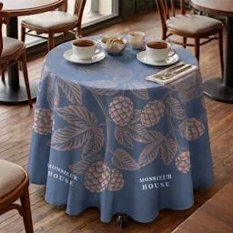 Printed Round Tablecloths Thumbnail
