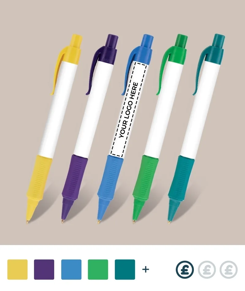 Custom Tilt Brights Plastic Pen