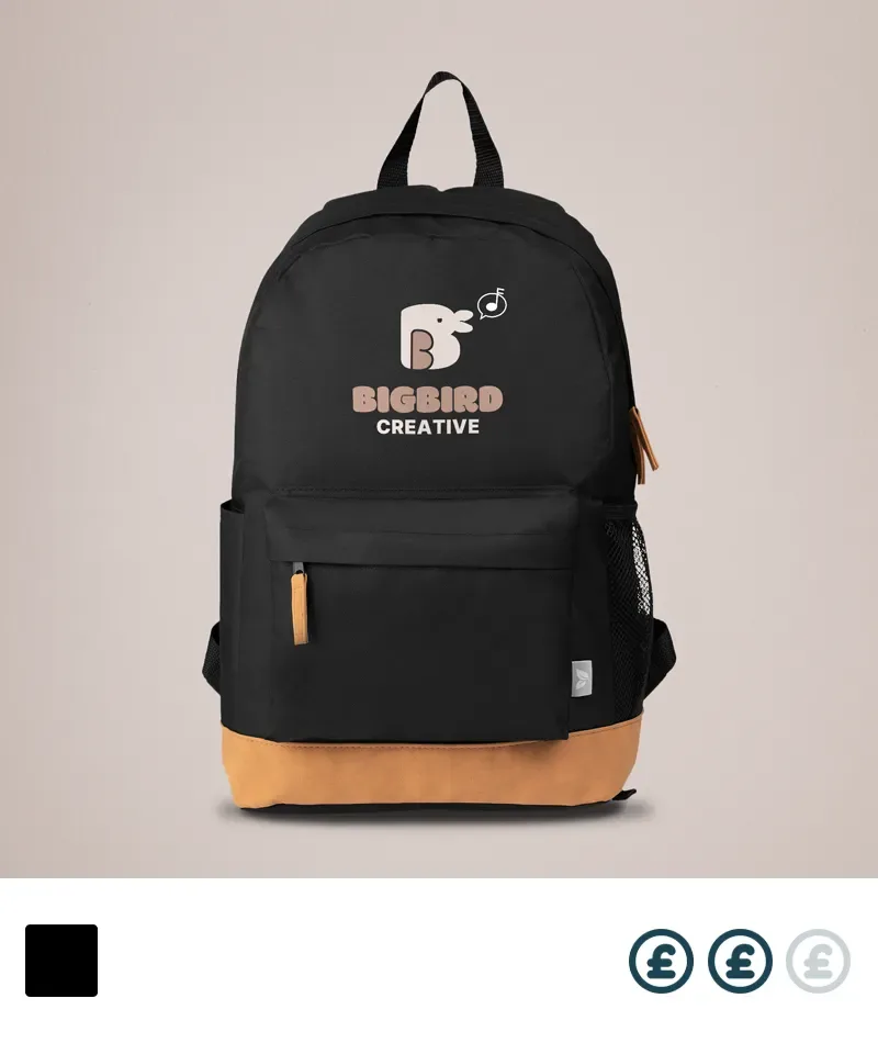 Branded backpack