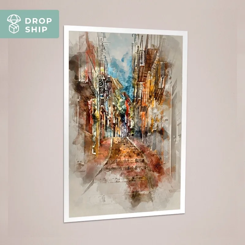 Drop ship art prints
