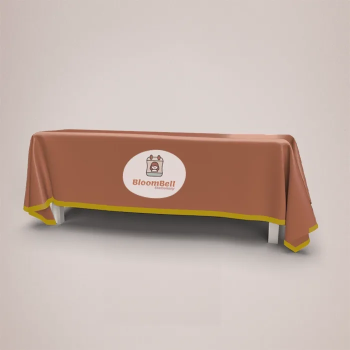 Branded tablecloths for events and conferences