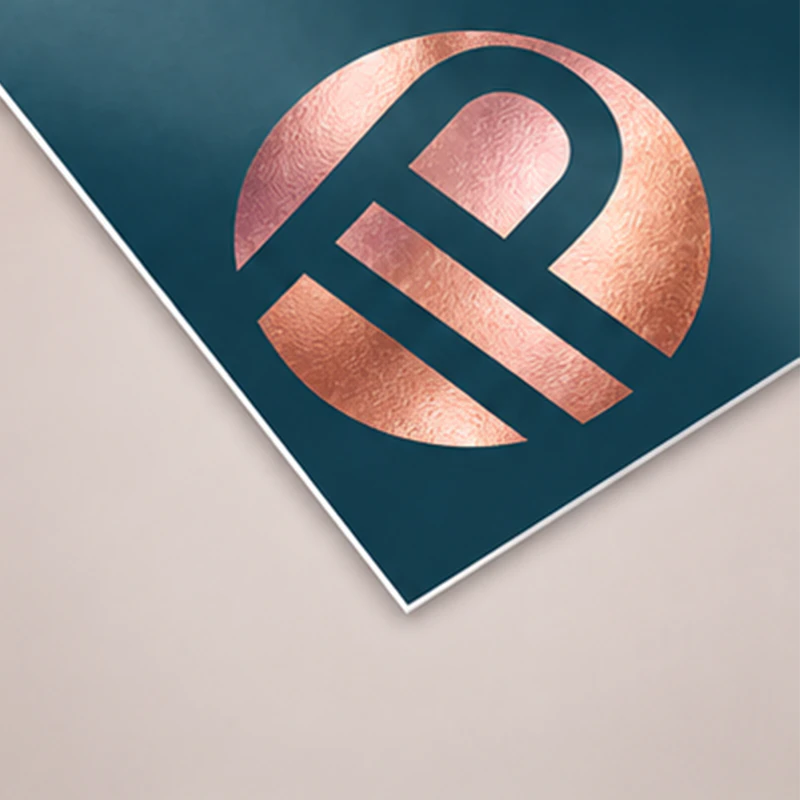 Rose Gold Foil Single Sided