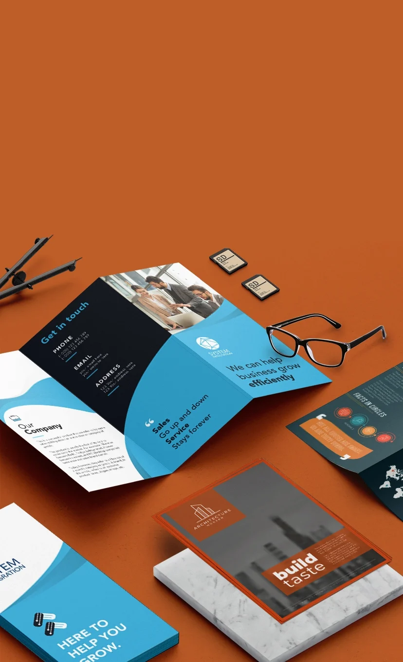 Leaflet printing