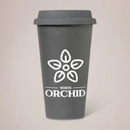 Branded Travel Tumbler - Grey Thumbnail