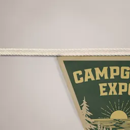 Custom Bunting - Close Up Thumbnail