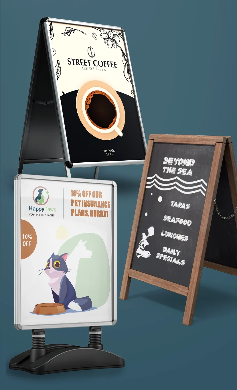 A Frames with Posters